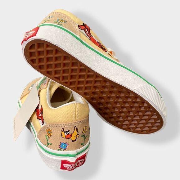 Vans Old Skool x Sesame Street Elmo Youth Sneakers Shoes size 3 New with Tags - Picture 8 of 11